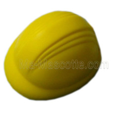 Casque de protection jaune en mousse anti-stress