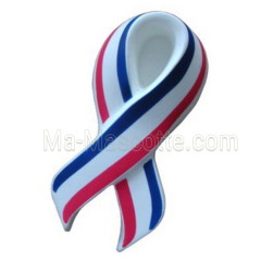 Antistress ruban bleu blanc rouge en mousse