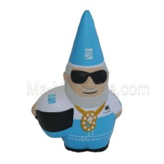 Antistress lutin bleu avec un casque