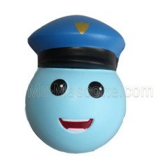 Balle antistress personnalisée police