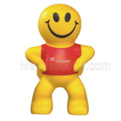 Personnage antistress smiley jaune