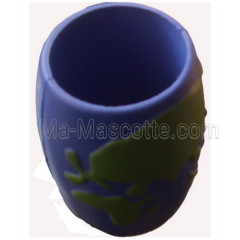 Porte bouteille mousse antistress personnalisé globe