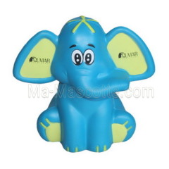 Antistress éléphant bleu