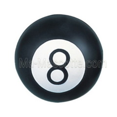 Balle antistress en forme boules de billard 8