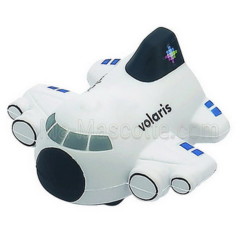 Réplique d'un avion de ligne en mousse antistress