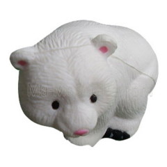 Réplique ours polaire en mousse antistress