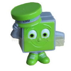 Antistress en mousse en forme de boite de transport