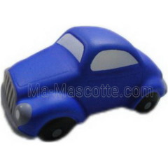 Superbe voiture bleue réalisée en mousse