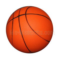 Balle antistress design ballon de basket logo