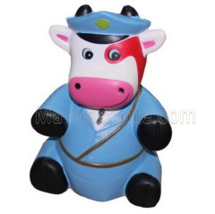 Antistress vache policier sur mesure à personnaliser