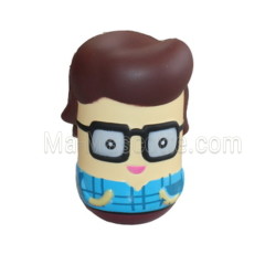 Antistress personnage sur mesure lunettes