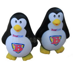 Pingouin fabriqué en mousse antistress communication