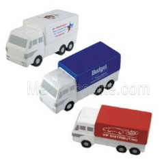 Camionnette de livraison réalisation sur mesure goodies antistress