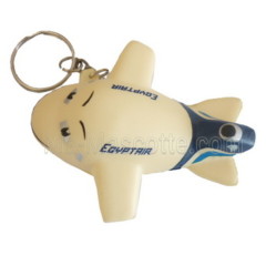 Avion en porte clés antistress