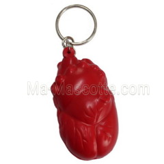 Antistress porte clés en forme organe humain