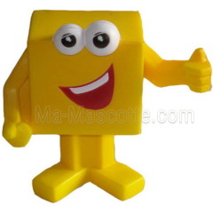 Antistress personnage rigolo cube