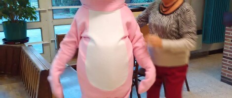 mascotte sur mesure dauphin