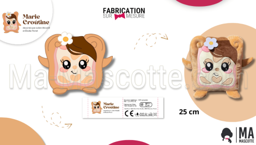 peluche sur mesure pâté en croute marie
