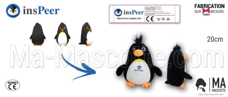 Custom Made Plush Toy penguin INSPEER (custom made animal plush toy).