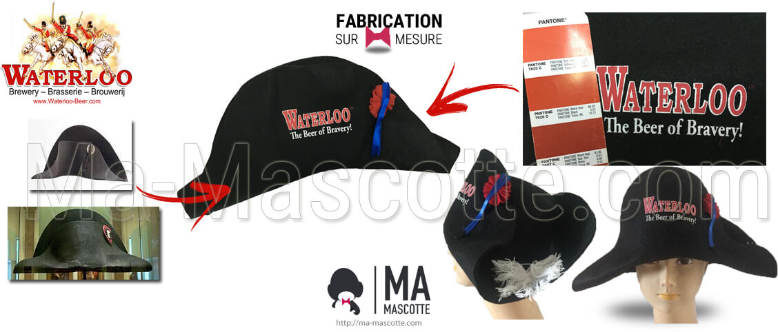 Fabrication Objets Publicitiaire Sur Mesure CHAPEAU WATERLOO (goodies sur mesure).