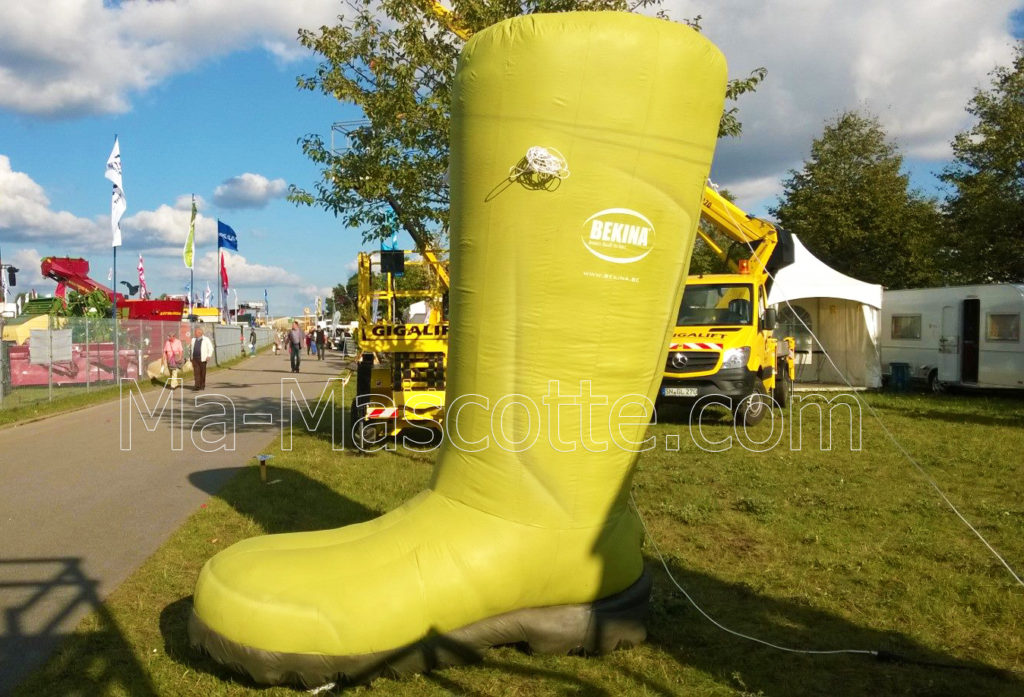 Inflatable POS boots