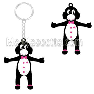 double-sided pvc custom keychain manufacturing