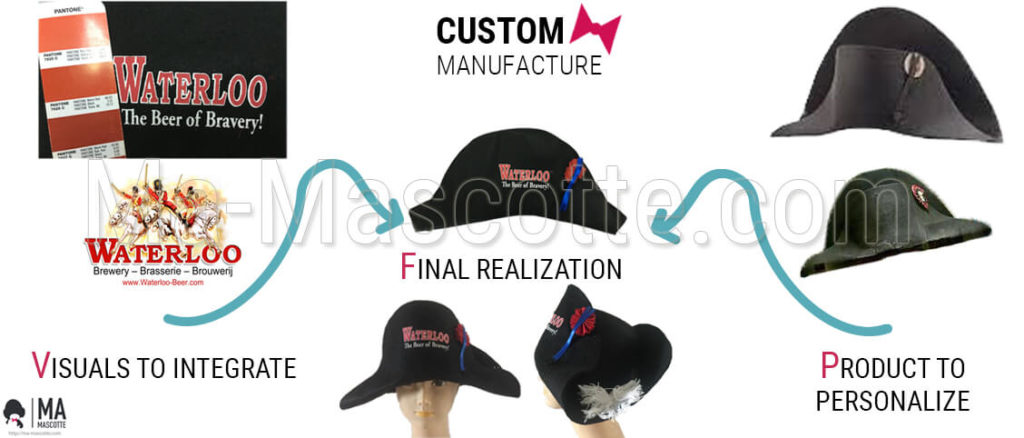 Custom Made Custom Advertising Goodies WATERLOO hat (custom made goodies).