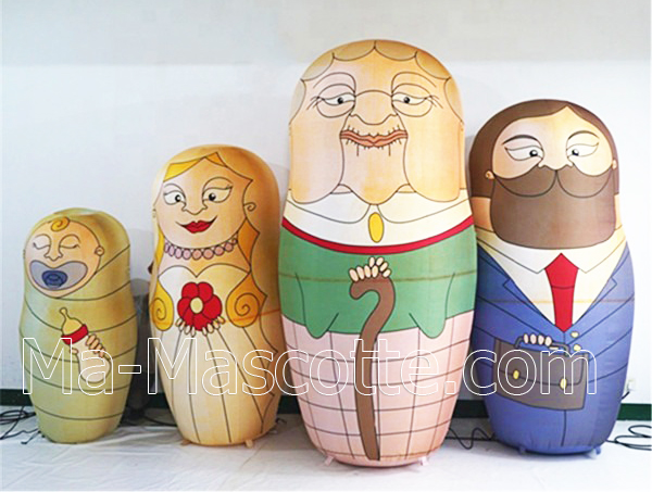 RUSSIAN DOLL INFLATABLE POS