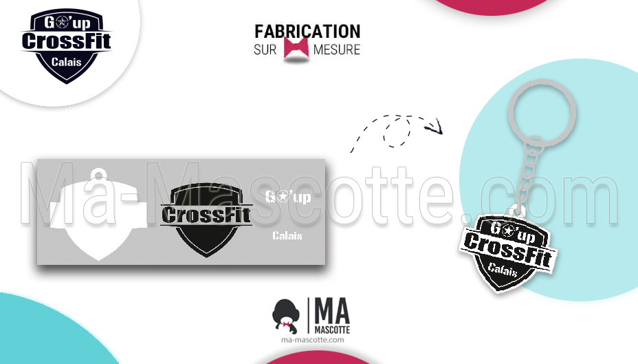 porte clés sur mesure crossfit - Go Up Crossfit Valais