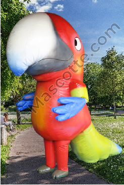 inflatable bird mascot