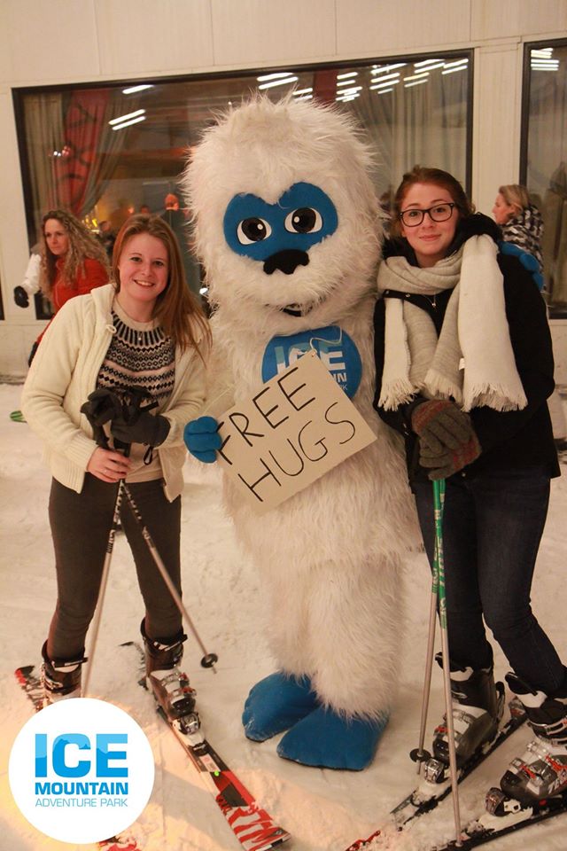 mascotte ski yéti