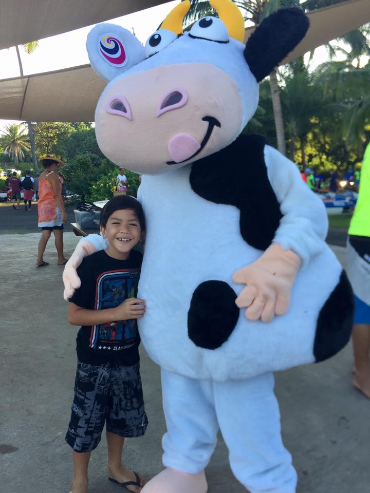 mascotte vache air Tahiti