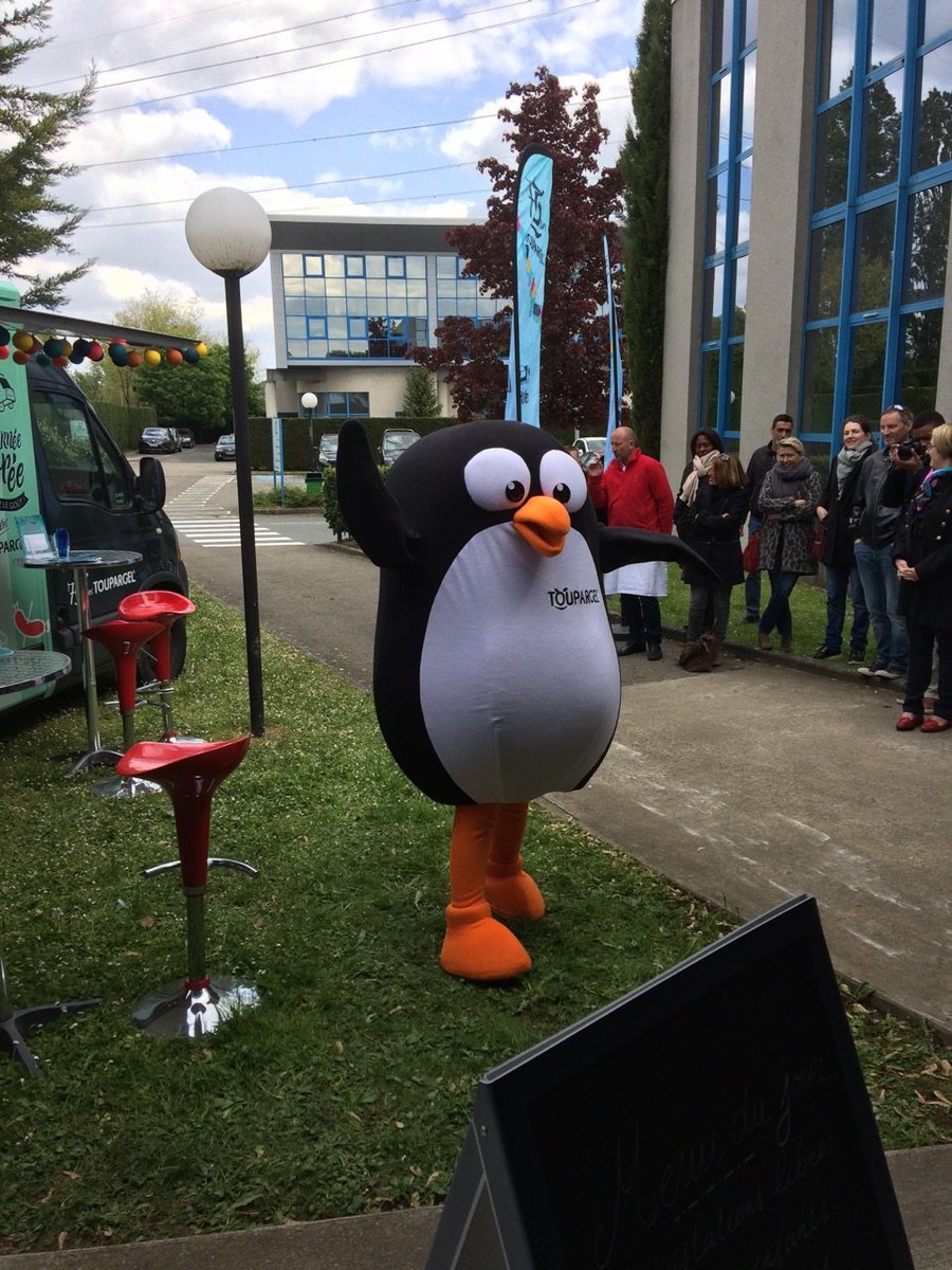 déguisement mascotte pingouin toupargel