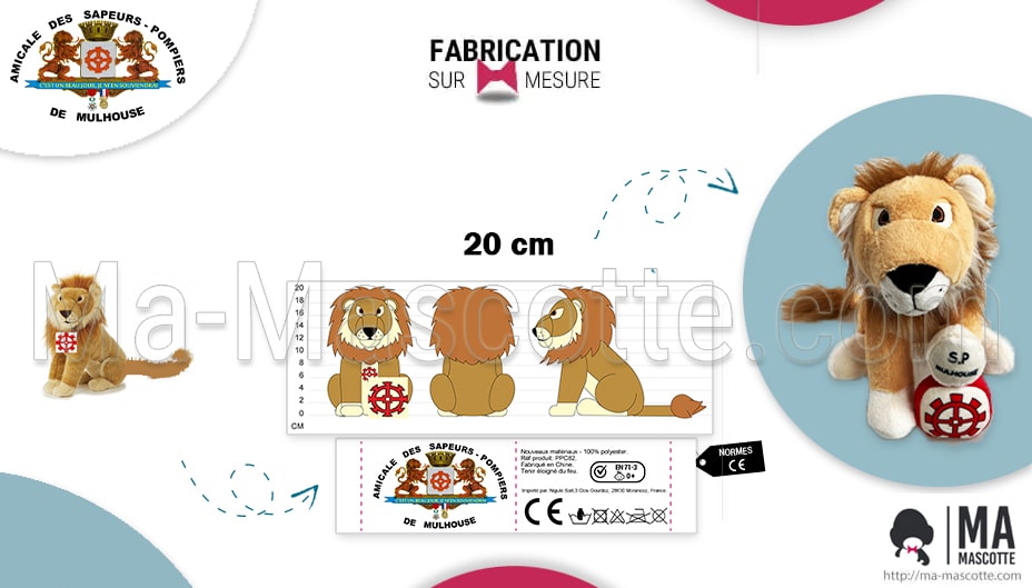 fabricant peluche lion mulhouse
