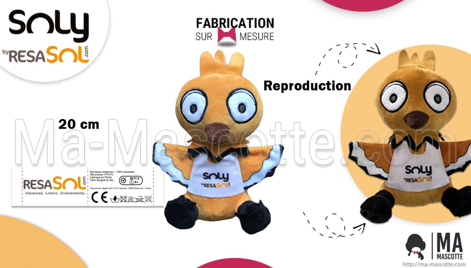 bird custom plush resasol