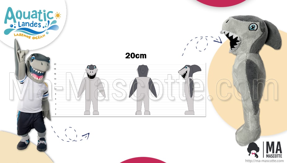 shark custom plush aquatic