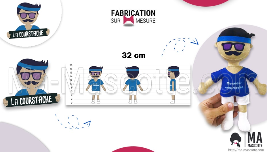 peluche sur mesure la courstache