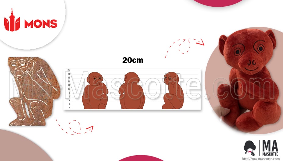 monkey custom plush mons