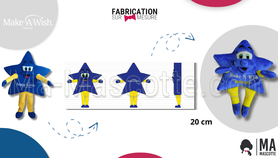 peluche sur mesure étoile make a wish